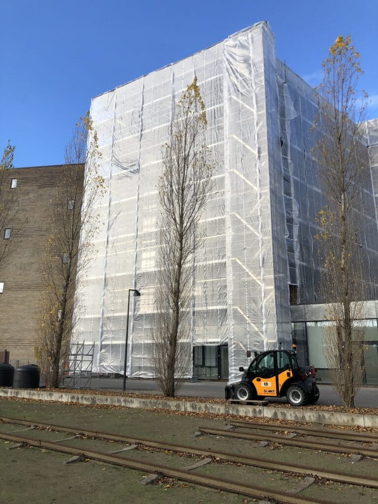 Inddækning, Godsbanen